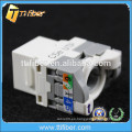 Rotary UTP Cat5e RJ45 Keystone Jack RJ45 Red Jack